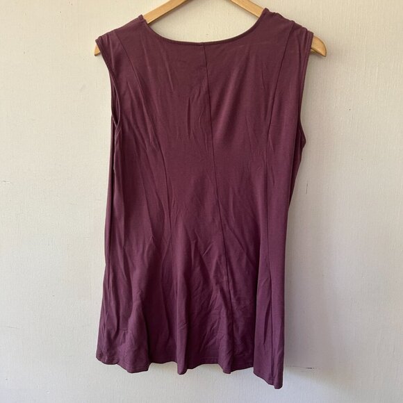 D&Co Swing Tank Womens Purple Sleeveless Top Relaxed - Picture 6 of 6